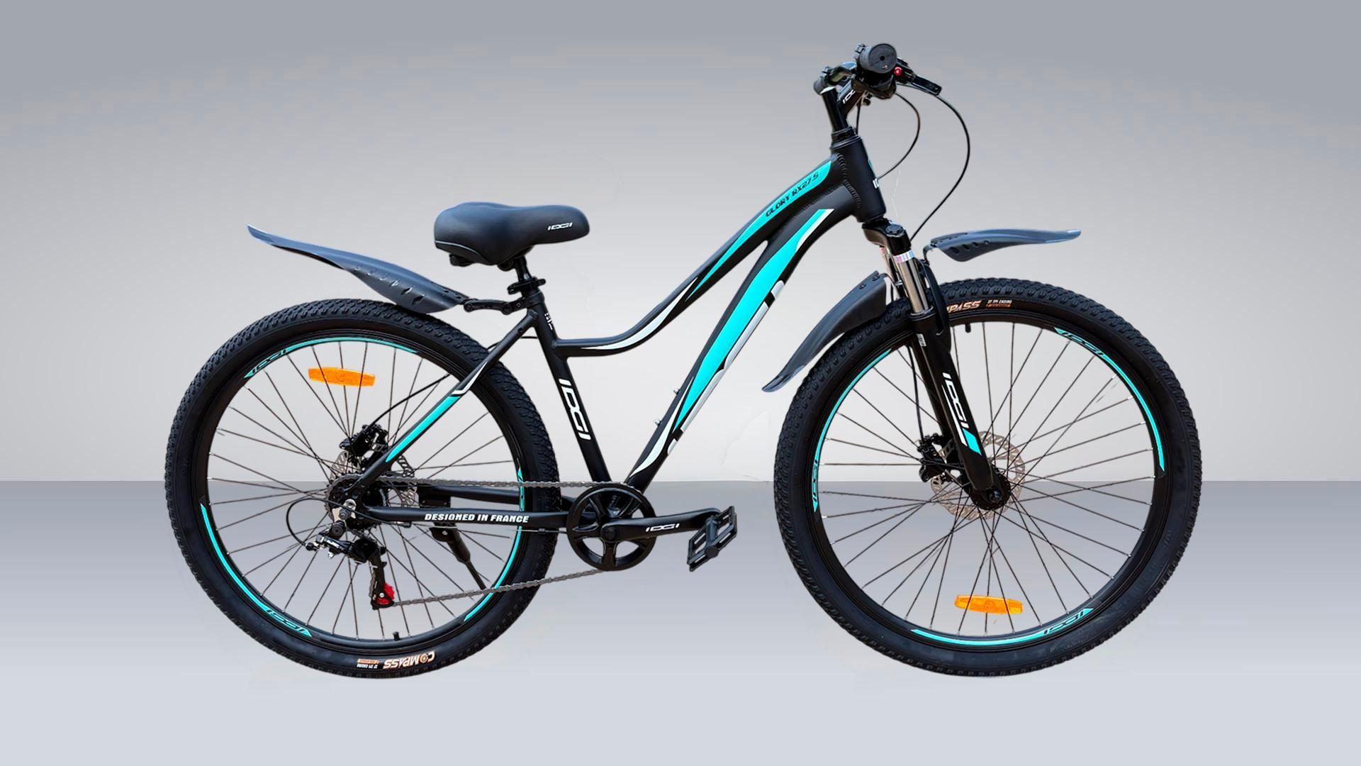 IDGI GLORY RX 27.5 -New Чёрно-мятный Кассета, Гидравлика, Shimano Alrus