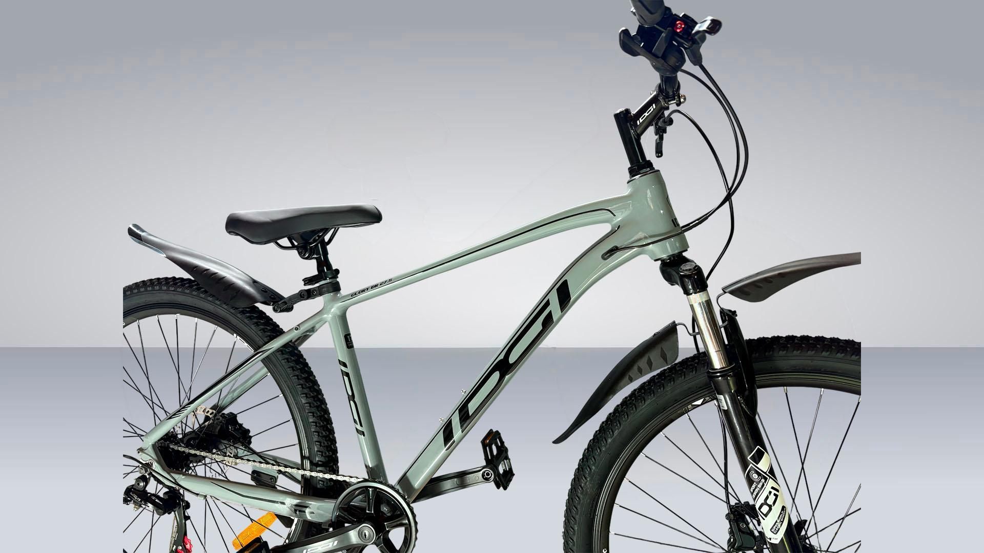 IDGI GLORY BR 27,5HD-Серый глянец Гидравлика, Кассета, Shimano